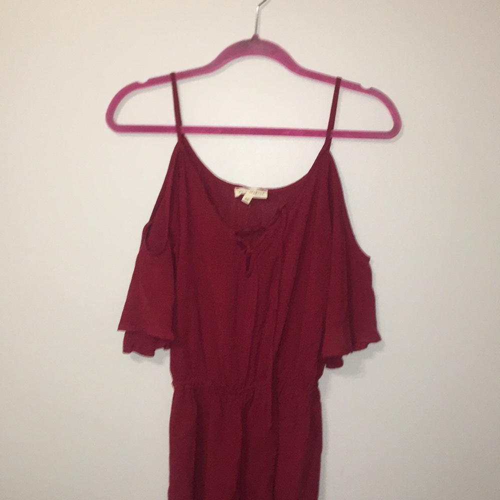 Red la hearts romper